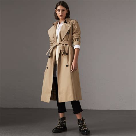 long fur collar trench coat burberry|burberry extra long trench coat.